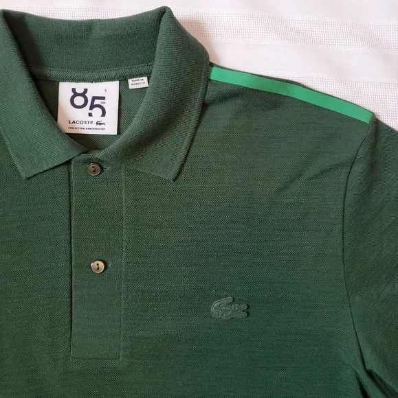Lacoste 85th anniversary reissue wool polo